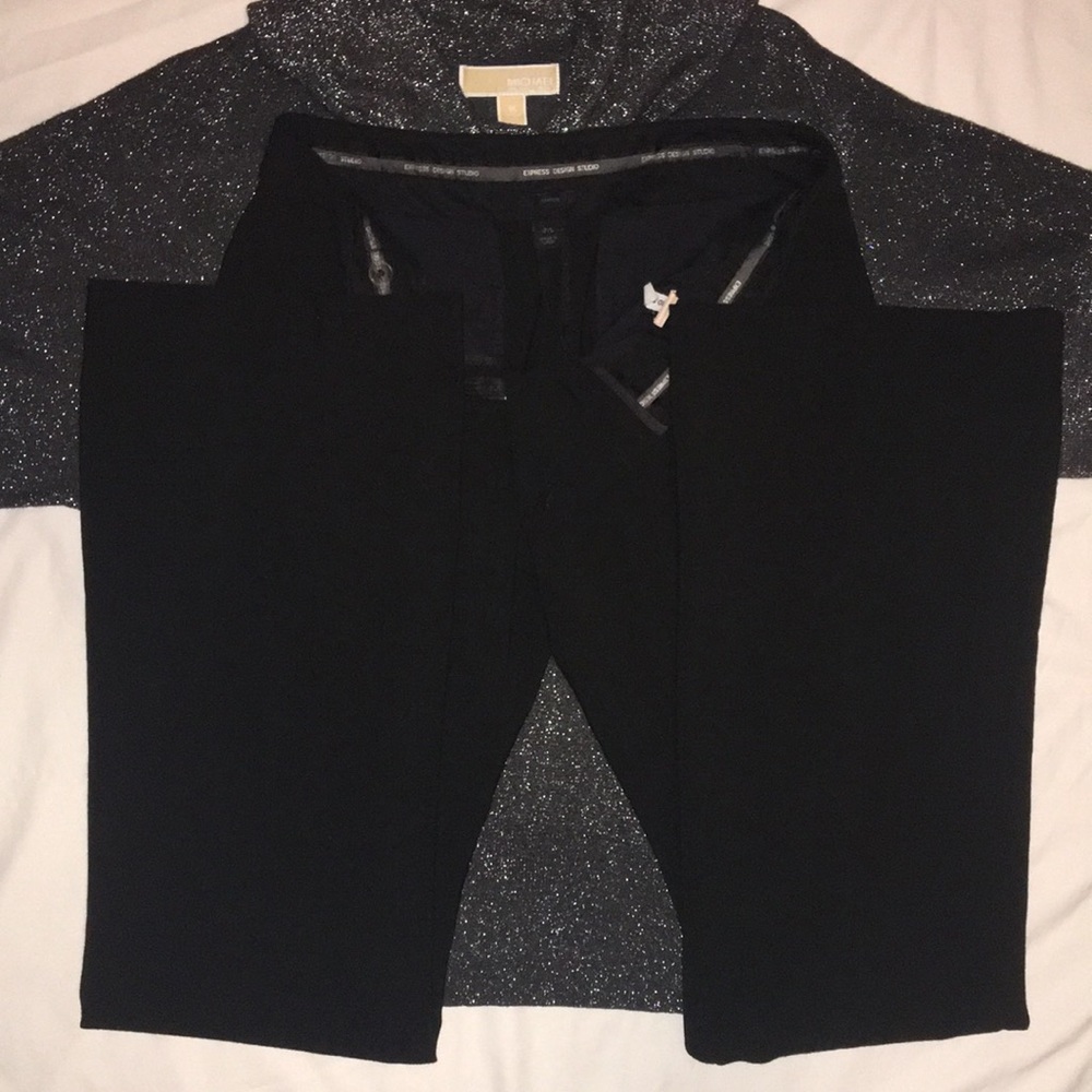 Express Black Boot Cut Pant 2L - Picture 5 of 10